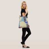 Moderne Trendy Bloemenkunst van E.A. Séguy Tote Bag (Op model)