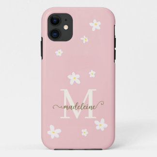 Moderne Trendy Boho Chic Gouden Gele Madeliefjes M Case-Mate iPhone Case