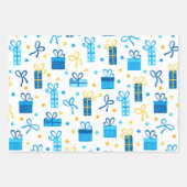 Moderne Trendy Chanukka Inpakpapier Vel (Voorkant)