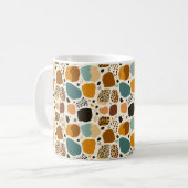 Moderne Trendy Cheetah Leopard Dierenprint Koffiemok (Voorkant links)