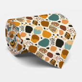 Moderne Trendy Cheetah Leopard Dierenprint Stropdas (Opgerold)