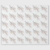Moderne Trendy Cherry Blossom Tree Branch Cadeaupapier (Vlak)