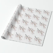 Moderne Trendy Cherry Blossom Tree Branch Cadeaupapier (Uitgerold)