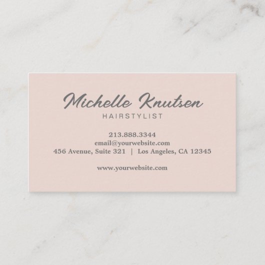 Moderne Trendy Cherry Blossom Tree Branch Visitekaartje (Achterkant)