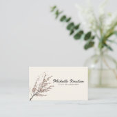 Moderne Trendy Cherry Blossom Tree Branch Visitekaartje (Staand voorkant)