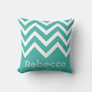 Moderne trendy Chevron gepersonaliseerd Kussen