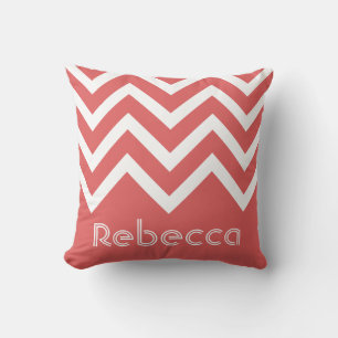 Moderne trendy Chevron gepersonaliseerd Kussen