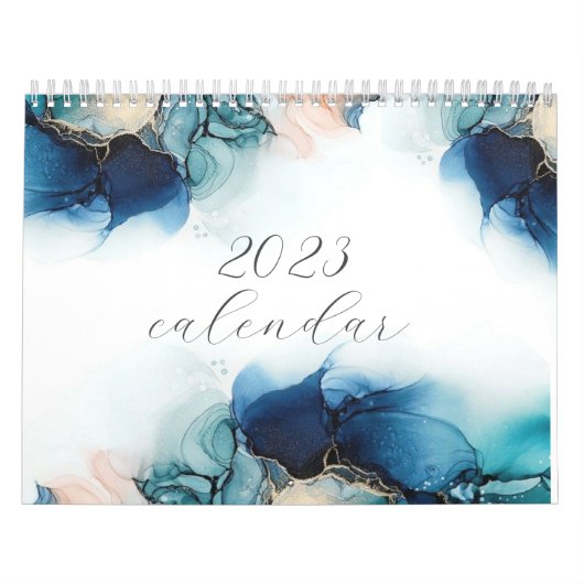 Moderne trendy chic elegant 2023-kalender kalender (Hoes)