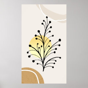 Moderne trendy design poster