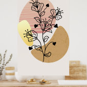 Moderne trendy design  poster (Keuken)