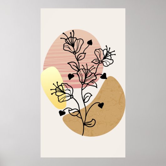 Moderne trendy design  poster (Voorkant)