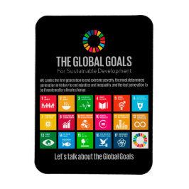 Moderne trendy duurzaamheidsdoelen Inspirerend Magneet