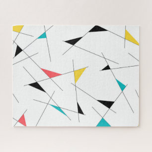 Moderne, trendy, eenvoudige, leuke geometrische gr legpuzzel