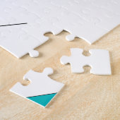 Moderne, trendy, eenvoudige, leuke geometrische gr legpuzzel (Zijkant)