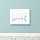 Moderne, trendy, eenvoudige, stedelijke ontwerplie canvas afdruk (Insitu (Houten vloer))