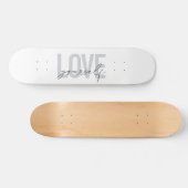 Moderne, trendy, eenvoudige, stedelijke ontwerplie persoonlijk skateboard (Horizontaal)