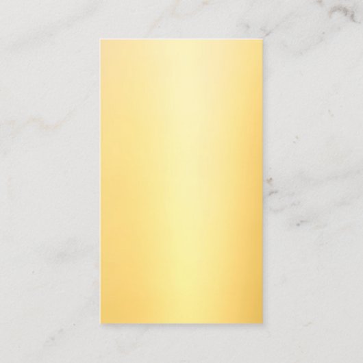 Moderne Trendy Elegant Gold Glitter Sjabloon Visitekaartje (Achterkant)