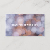 Moderne trendy elegant minimalistisch professionee visitekaartje (Voorkant)