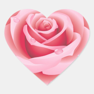 Moderne Trendy Elegante Beste Populaire Liefde Blo Hart Sticker