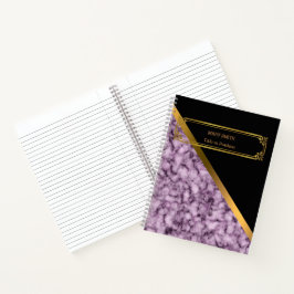 Moderne Trendy Elegante Marmer Goud Notitieboek