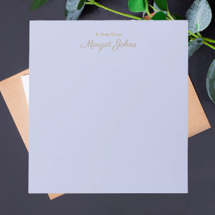 Moderne Trendy Elegante Professionele Pastel Paars Notitieblok