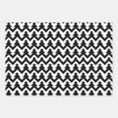 Moderne Trendy FA LA Joyful Zwart-wit Inpakpapier Vel (Voorkant 3)