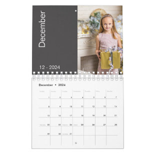 Moderne & Trendy Familie Foto's 2024 Kalender