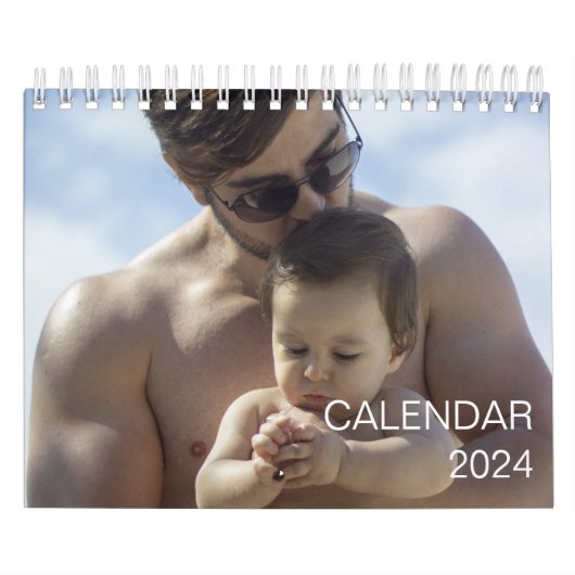 Moderne & Trendy Familie Foto's 2024 Kalender (Hoes)