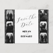 moderne trendy filmrol trouwfoto briefkaart (Voorkant)