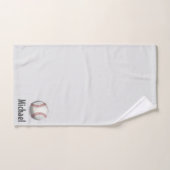 Moderne trendy gepersonaliseerde honkbalsport bad handdoek (Handdoek)