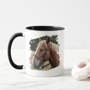 Moderne trendy gepersonaliseerde paardenliefhebber mok