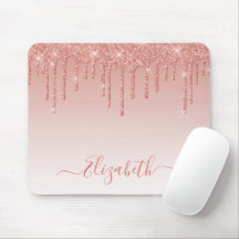 Moderne trendy glitter roze gouden stijlvolle scri
