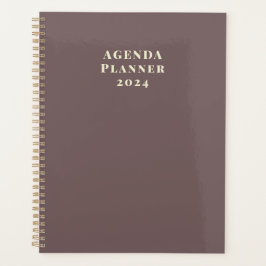 Moderne Trendy Gouden Agenda Planner 2024