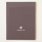 Moderne Trendy Gouden Agenda Planner 2024 (Achterkant)