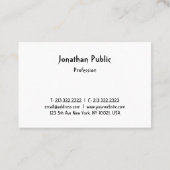 Moderne Trendy Handschrift Professionele Sjabloon Visitekaartje (Achterkant)