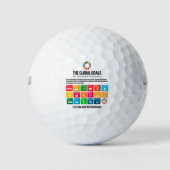 Moderne trendy Inspirerend duurzaamheidsdoelstelli Golfballen (Voorkant)