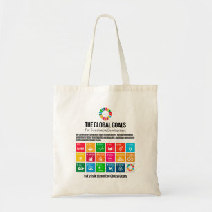 Moderne trendy Inspirerend duurzaamheidsdoelstelli Tote Bag