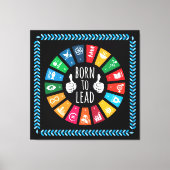 Moderne trendy inspirerende herinneringen voor haa canvas afdruk (Voorkant)