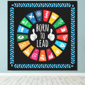 Moderne trendy inspirerende herinneringen voor haa canvas afdruk (Insitu (Houten vloer))