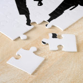 Moderne trendy karate / taekwondo / judo legpuzzel (Zijkant)