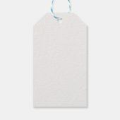 Moderne trendy kerst, bosgroen, donker, schemerig, cadeaulabel (Achterkant)