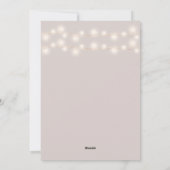 Moderne Trendy Kerst Rokerige Donkere Koppel Foto  Feestdagenkaart (Achterkant)