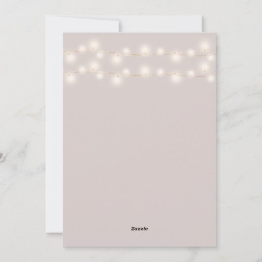 Moderne Trendy Kerst Rokerige Donkere Koppel Foto  Feestdagenkaart (Achterkant)