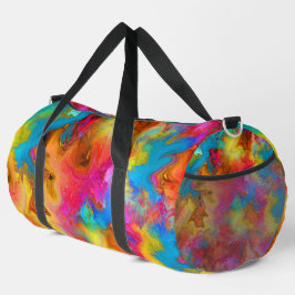 Moderne trendy Kleurrijke Regenboog Kunst Plunjezak