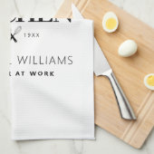 Moderne trendy koning van de keukenkroon voor mann theedoek (Quarter Fold)