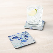 Moderne, trendy kunst van het bloempatroon bier onderzetter (Rechterzijde)