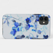 Moderne, trendy kunst van het bloempatroon Case-Mate iPhone case (Achterkant (horizontaal))