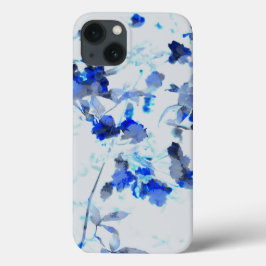 Moderne, trendy kunst van het bloempatroon Case-Mate iPhone case