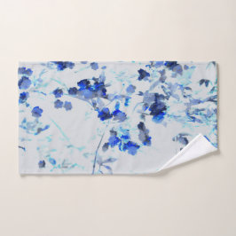 Moderne, trendy kunst van het bloempatroon handdoek
