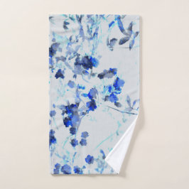 Moderne, trendy kunst van het bloempatroon handdoek